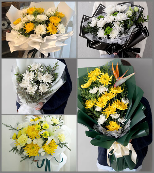 河北邯郸涉县涉城镇白事花束代送